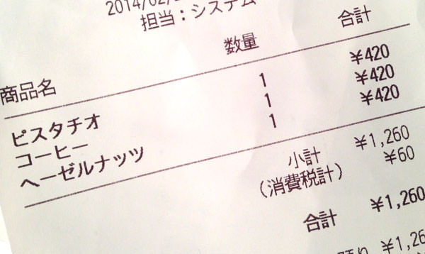 rinaldini-ginza-chocolateshop4.jpg リナルディーニで購入したチョコレートのレシート