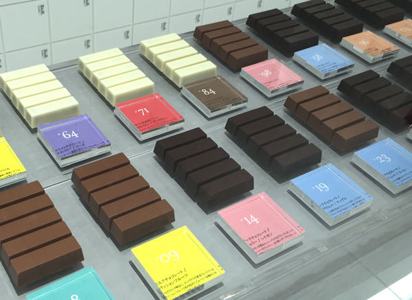 BbyB チョコレート 銀座 店内に陳列された商品2